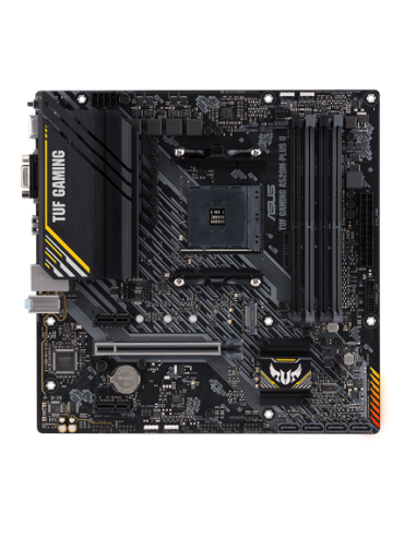 Asus | TUF GAMING A520M-PLUS II | Processor family AMD | Processor socket AM4 | DDR4 DIMM | Memory slots 4 | Supported hard dis