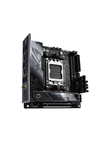 Asus | ROG STRIX X670E-I GAMING WIFI | Processor family AMD | Processor socket AM5 | DDR5 DIMM | Memory slots 2 | Supported har