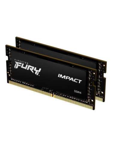 Kingston | Fury Impact | 2x8 GB | SODIMM | 3200 MHz | Notebook | Registered No | ECC No