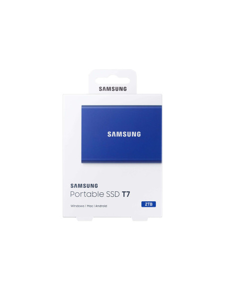 Samsung | Portable SSD | T7 | 2000 GB | N/A " | USB 3.2 | Blue - Asusshop.lt