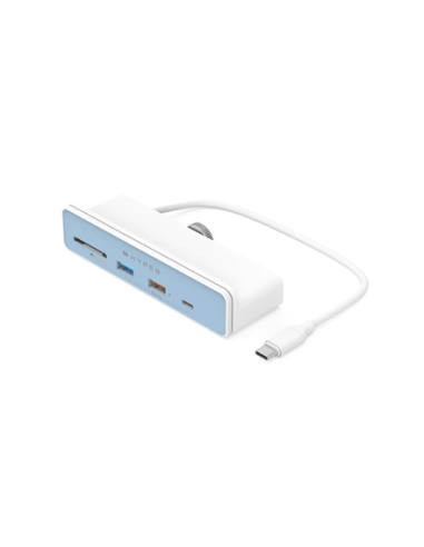 Hyper | HyperDrive USB-C 6-in-1 Form-fit Hub with 4K HDMI for iMac 24" | HDMI ports quantity 1