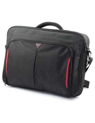 Targus | Clamshell Laptop Bag | CN418EU | Briefcase | Black/Red | 17-18 " | Shoulder strap