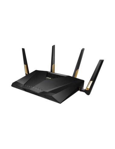 Wireless Router, ASUS, Wireless Router, 6000 Mbps, Mesh, Wi-Fi 6, USB 3.2, 1 WAN, 4x10/100/1000M, 2x2.5GbE, Number of antennas 