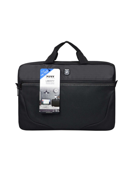 PORT DESIGNS | Liberty III | Fits up to size 15.6 " | Messenger - Briefcase | Black | Shoulder strap