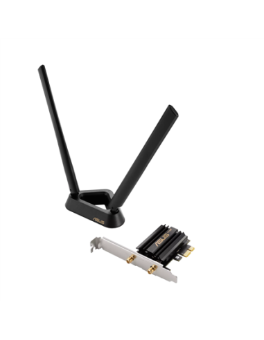 Tri Band PCI-E WiFi 6E | PCE-AXE59BT | 802.11ax | 574/2402/2042574/2402/2042 Mbit/s | Mesh Support No | MU-MiMO No | No mobile 