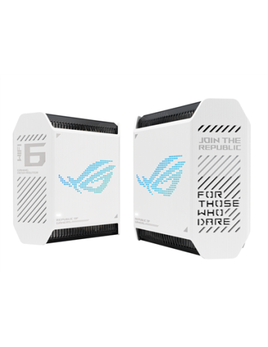 Wifi 6 802.11ax Tri-band Gigabit Gaming Mesh System | GT6 ROG Rapture (2-Pack) | 802.11ax | 574+4804+4804 Mbit/s | 10/100/1000 