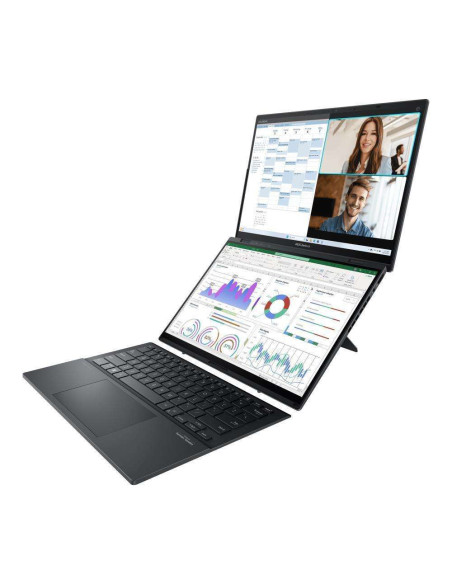 Notebook, ASUS, ZenBook Series, DUO, UX8406MA-PZ103W, CPU Core Ultra, u9-185H, 2300 MHz, 14", Touchscreen, 2880x1800, RAM 32GB,
