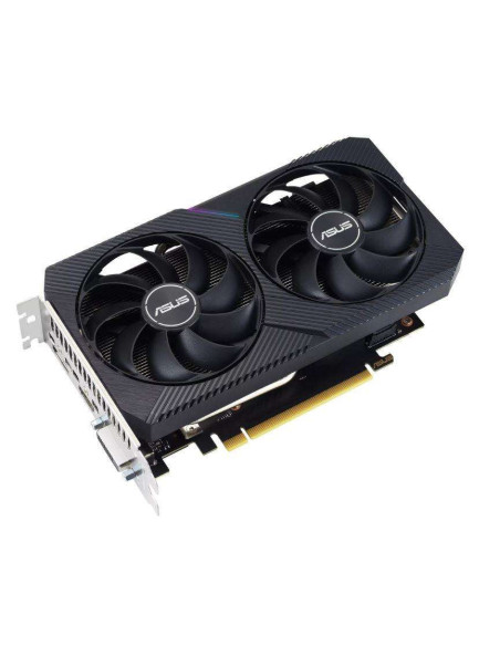 Graphics Card, ASUS, NVIDIA GeForce RTX 3050, 8 GB, GDDR6, 128 bit, PCIE 4.0 16x, Dual Slot Fansink, 1xDVI-D, 1xHDMI, 1xDisplay