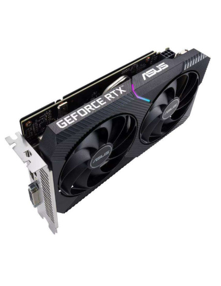 Graphics Card, ASUS, NVIDIA GeForce RTX 3050, 8 GB, GDDR6, 128 bit, PCIE 4.0 16x, Dual Slot Fansink, 1xDVI-D, 1xHDMI, 1xDisplay