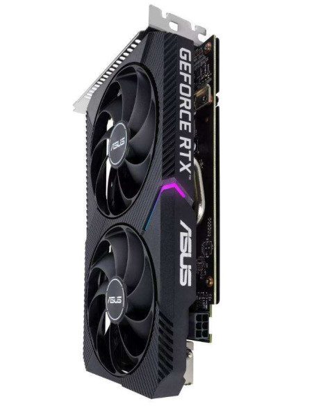 Graphics Card, ASUS, NVIDIA GeForce RTX 3050, 8 GB, GDDR6, 128 bit, PCIE 4.0 16x, Dual Slot Fansink, 1xDVI-D, 1xHDMI, 1xDisplay