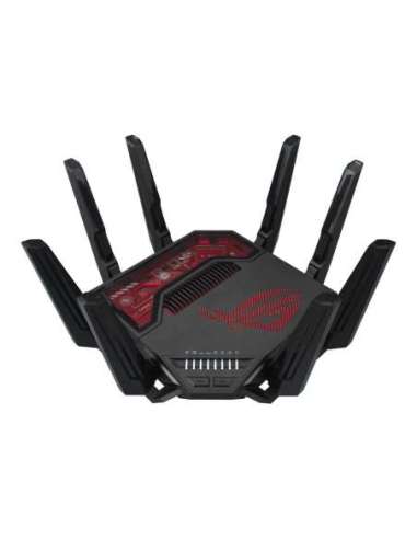 WiFi 7 Tri-band Gaming Router | ROG Rapture GT-BE19000 | 802.11ax | 10/100/1000 Mbit/s | Ethernet LAN (RJ-45) ports 1 | Mesh Su