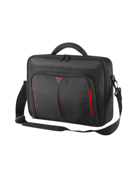 Targus | Classic | Fits up to size 14 " | Messenger - Briefcase | Black/Red | Shoulder strap