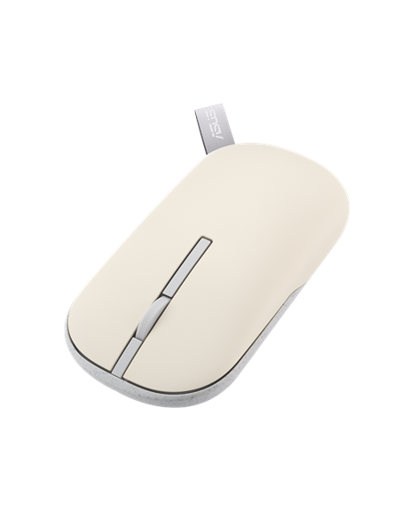 Asus Marshmallow Mouse | MD100 | Mouse | 2.4 GHz, Bluetooth | Beige