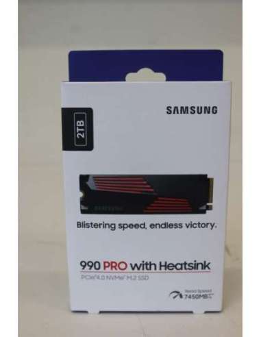 SALE OUT. Samsung 990 PRO with Heatsink NVMe M.2 SSD 2TB | Samsung | DAMAGED PACKAGING