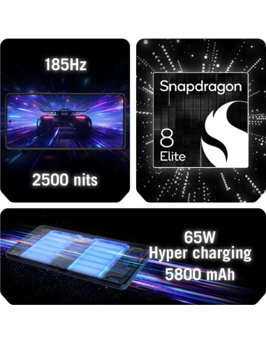 Asus ROG Phone 9 Pro Phantom Black 6.78 " 2400 x 1080 / 16GB / 512GB + Dovana AeroActive Cooler X