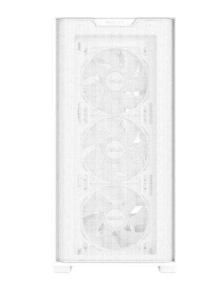 Case, ASUS, A21 PLUS, MidiTower, Case product features Transparent panel, Not included, MicroATX, MiniITX, Colour White, A21PLU
