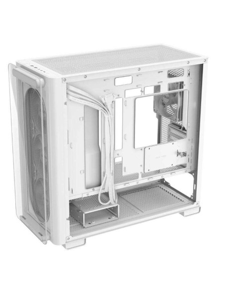 Case, ASUS, A23 PLUS, MidiTower, Case product features Transparent panel, MicroATX, MiniITX, Colour White, A23PLUSTG/ARGBWHITE