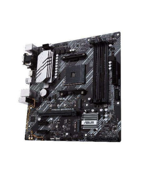 Mainboard, ASUS, AMD B550, SAM4, MicroATX, Memory DDR4, Memory slots 4, 2xPCI-Express 3.0 1x, 1xPCI-Express 4.0 16x, 2xM.2, 1x1