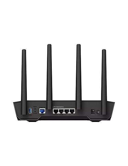 Wireless Router, ASUS, Wireless Router, 4200 Mbps, Mesh, Wi-Fi 5, Wi-Fi 6, IEEE 802.11n, USB 3.2, 1 WAN, 4x10/100/1000M, Number
