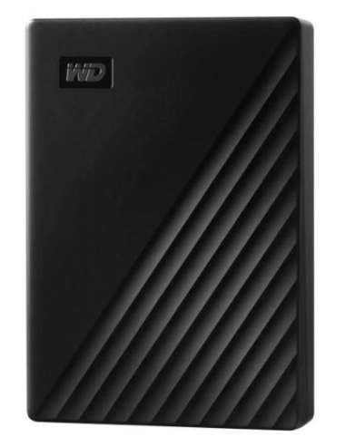 External HDD, WESTERN DIGITAL, My Passport, 6TB, USB 2.0, USB 3.2, Black, WDBR9S0060BBK-WESN