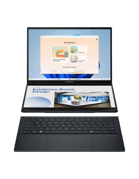 Asus Zenbook Duo UX8406CA-PZ068X | Basalt Gray | 14 " | OLED | Touchscreen | 3K | 2880 x 1800 pixels | Glossy | Intel Core Ultr
