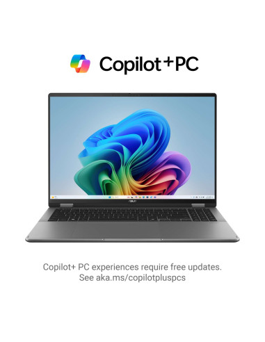 Asus Vivobook 16 Flip TP3607SA-RJ033W | Matte Gray | 16 " | OLED | Touchscreen | 3K | 120 Hz | 2880 x 1800 pixels | Glossy | In