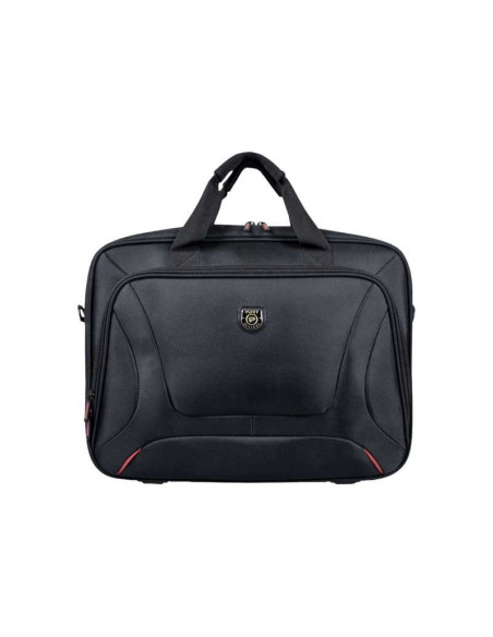 PORT DESIGNS | Courchevel | Fits up to size 15.6 " | Messenger - Briefcase | Shoulder strap | Black