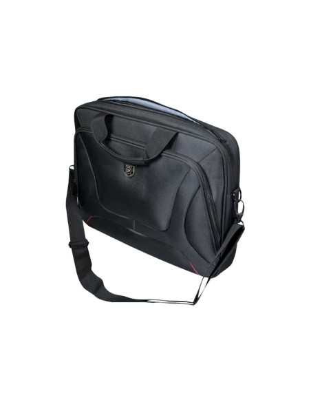 PORT DESIGNS | Courchevel | Fits up to size 15.6 " | Messenger - Briefcase | Shoulder strap | Black