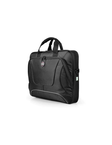 PORT DESIGNS | Courchevel | Fits up to size 15.6 " | Messenger - Briefcase | Black | Shoulder strap