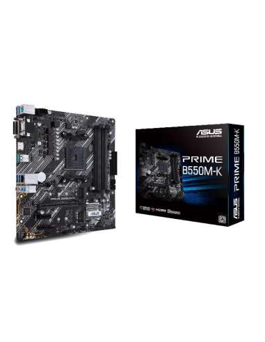 Mainboard, ASUS, AMD B550, SAM4, ATX, 3xPCI-Express 3.0 1x, 1xPCI-Express 3.0 16x, 2xM.2, 1xPCI-Express 4.0 16x, Memory DDR4, M