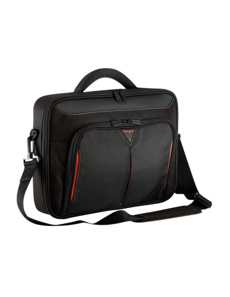 Targus | Classic+ | Fits up to size 15.6 " | Messenger - Briefcase | Black/Red | Shoulder strap