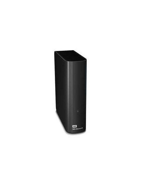 External HDD, WESTERN DIGITAL, Elements Desktop, 8TB, USB 3.0, Drives 1, Black, WDBWLG0080HBK-EESN