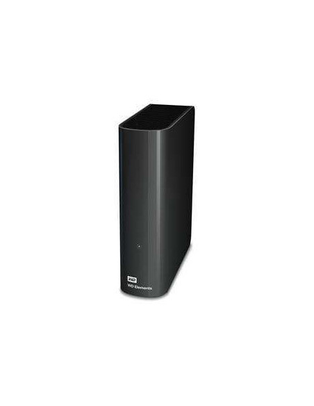 External HDD, WESTERN DIGITAL, Elements Desktop, 8TB, USB 3.0, Drives 1, Black, WDBWLG0080HBK-EESN