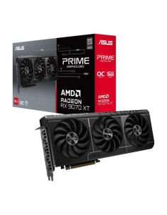 Graphics Card, ASUS, AMD Radeon RX 9070 XT, 16 GB, GDDR6, 256 bit, PCIE 5.0 16x, Triple slot Fansink, 1xHDMI, 3xDisplayPort, PR