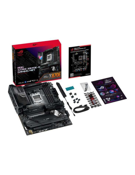 Mainboard, ASUS, AMD X870E, SAM5, ATX, Memory DDR5, Memory slots 4, 1xPCI-Express 4.0 16x, 1xPCI-Express 5.0 16x, 5xM.2, 1xHDMI