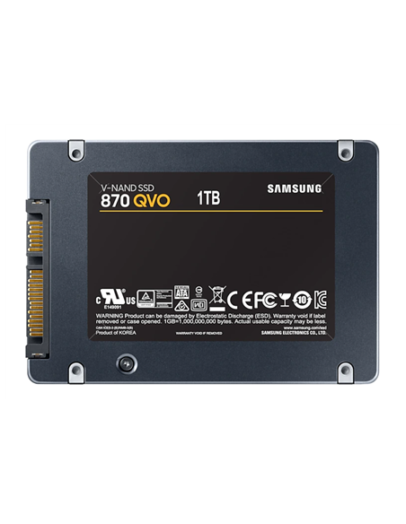 Samsung | SSD | 870 QVO | 1000 GB | SSD form factor 2.5" | Solid-state drive interface SATA III | Read speed 560 MB/s | Write s