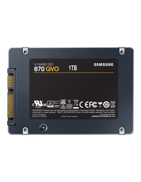 Samsung | SSD | 870 QVO | 1000 GB | SSD form factor 2.5" | Solid-state drive interface SATA III | Read speed 560 MB/s | Write s
