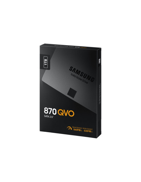 Samsung | SSD | 870 QVO | 1000 GB | SSD form factor 2.5" | Solid-state drive interface SATA III | Read speed 560 MB/s | Write s