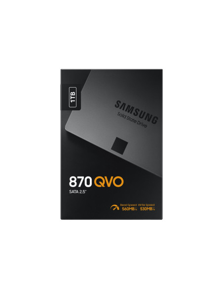 Samsung | SSD | 870 QVO | 1000 GB | SSD form factor 2.5" | Solid-state drive interface SATA III | Read speed 560 MB/s | Write s