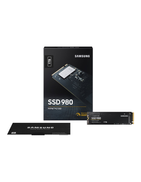 Samsung | V-NAND SSD | 980 | 1000 GB | SSD form factor M.2 2280 | Solid-state drive interface M.2 NVME | Read speed 3500 MB/s |