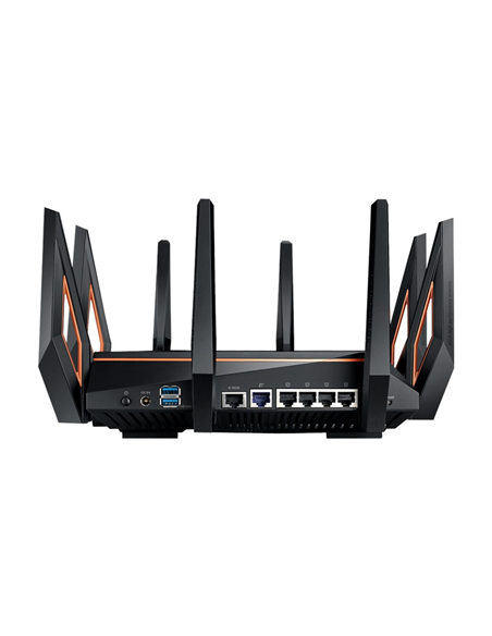 GT-AX11000 Tri-band WiFi Gaming Router | ROG Rapture | 802.11ax | 4804+1148 Mbit/s | 10/100/1000 Mbit/s | Ethernet LAN (RJ-45) 