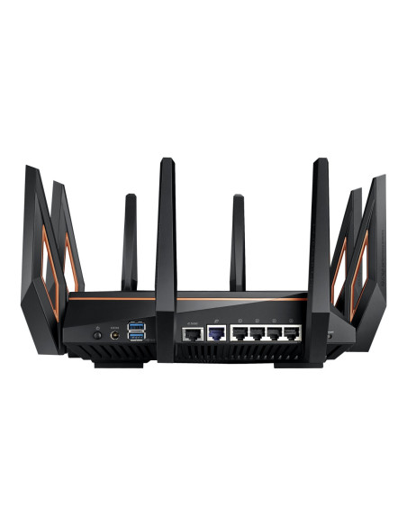 GT-AX11000 Tri-band WiFi Gaming Router | ROG Rapture | 802.11ax | 4804+1148 Mbit/s | 10/100/1000 Mbit/s | Ethernet LAN (RJ-45) 