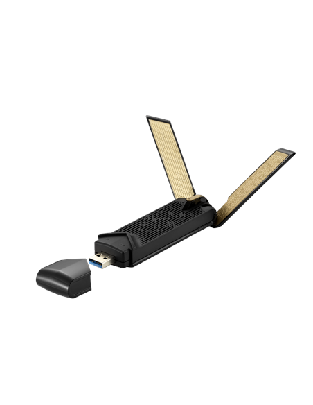 Wireless Dual-band | USB-AX56 AX1800 | 802.11ax | 1201+574 Mbit/s | Mesh Support No | MU-MiMO Yes