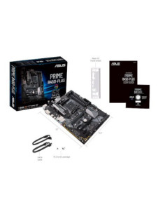 Asus | PRIME B450-PLUS | Processor family AMD | Processor socket AM4 | Memory slots 4 | Number of SATA connectors 6 x SATA 6Gb/