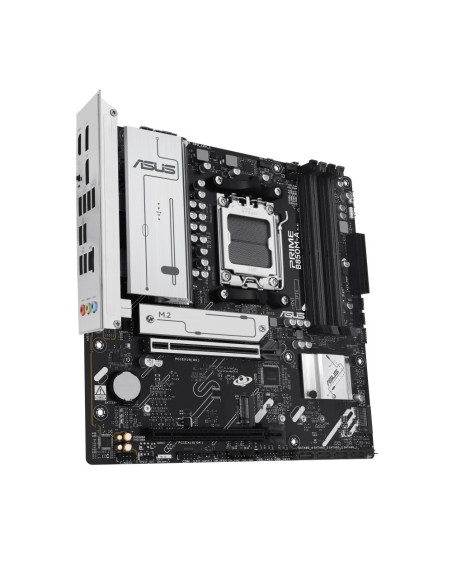 Mainboard, ASUS, AMD B850, SAM5, Micro-ATX, Memory DDR5, Memory slots 4, 1xPCI-Express 4.0 16x, 1xPCI-Express 5.0 16x, 3xM.2, 1