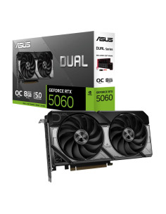 Graphics Card, ASUS, NVIDIA GeForce RTX 5060, 8 GB, GDDR7, 128 bit, PCIE 5.0 16x, Dual Slot Fansink, 1xHDMI, 3xDisplayPort, DUA