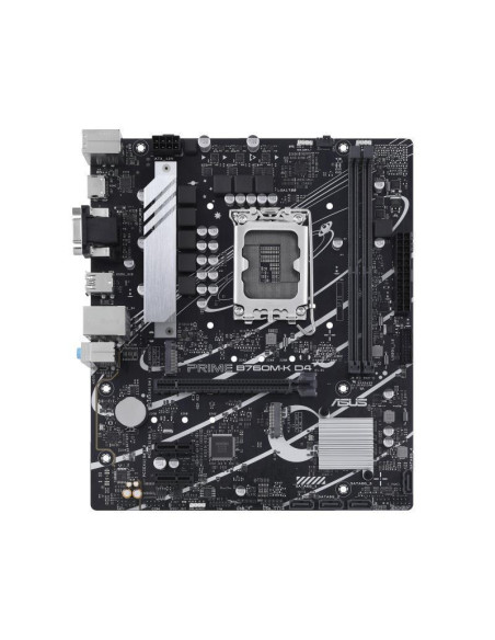 Mainboard, ASUS, Intel B760 Express, LGA1700, Micro-ATX, Memory DDR4, Memory slots 2, 2xPCI-Express 4.0 1x, 1xPCI-Express 4.0 1
