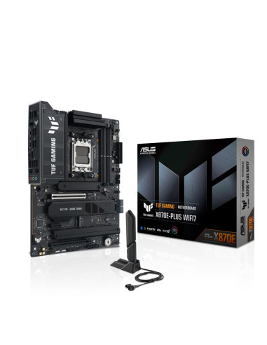 Mainboard, ASUS, AMD X870E, SAM5, ATX, Memory DDR5, Memory slots 4, 1xPCI-Express 3.0 1x, 1xPCI-Express 4.0 16x, 1xPCI-Express 