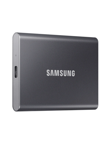 Samsung MU-PC1T0T/WW Portable SSD T7 USB 3.2 1TB Silver | Portable SSD | T7 | 1000 GB | USB 3.2 | Silver