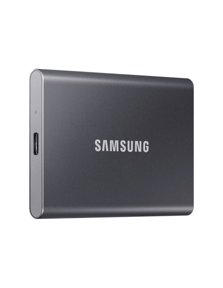 Samsung MU-PC1T0T/WW Portable SSD T7 USB 3.2 1TB Silver | Portable SSD | T7 | 1000 GB | USB 3.2 | Silver